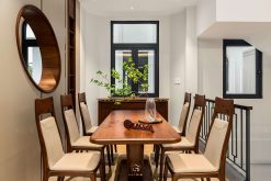 BÀN GHẾ ĂN GỖ ÓC CHÓ BA22